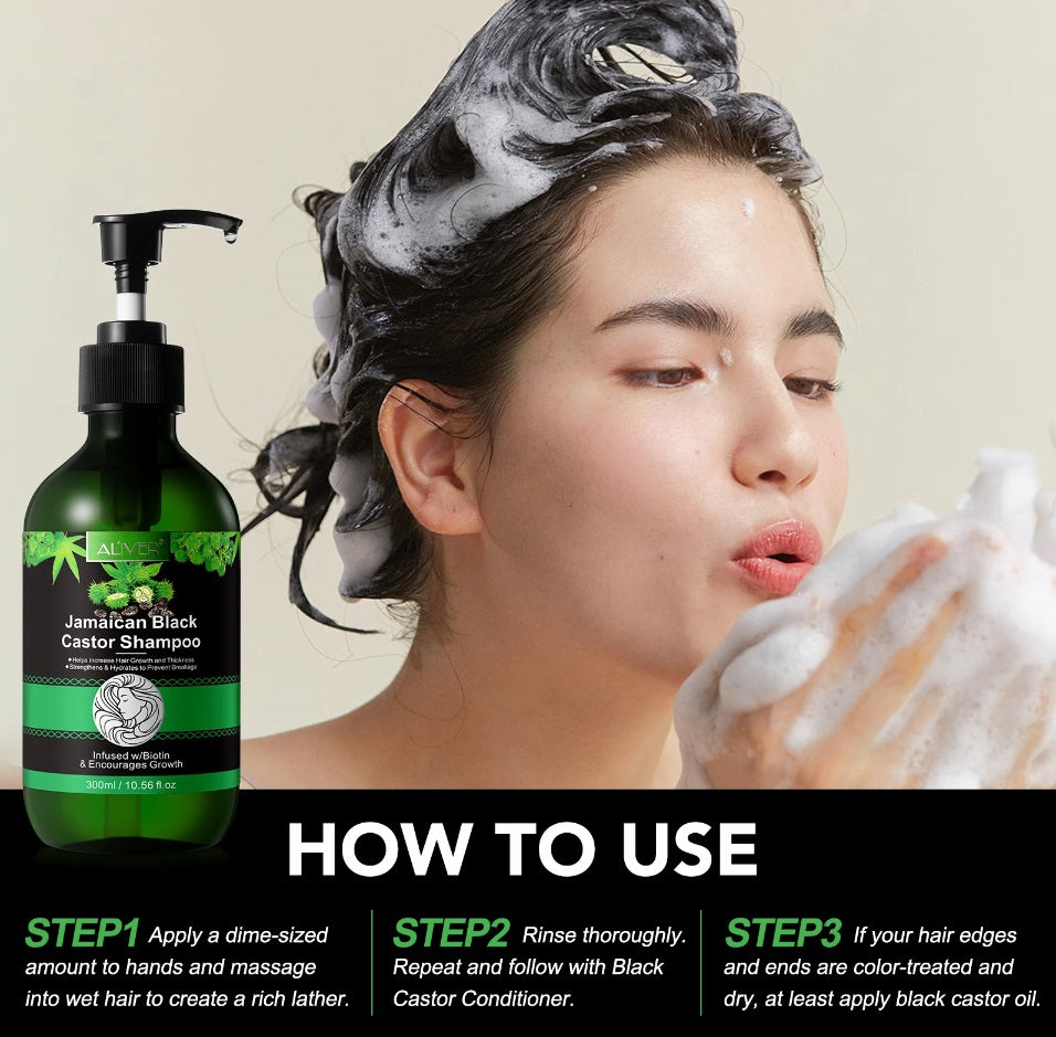 Aliver Jamaican Black Castor Oil Shampoo