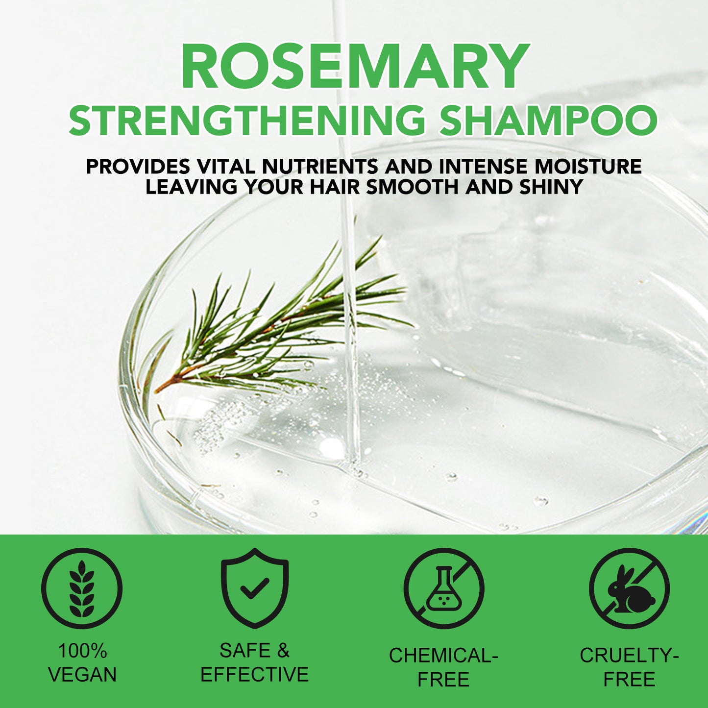 Aliver Rosemary Shampoo With Infused Biotin & Castor Oil Hair Growth Treatment