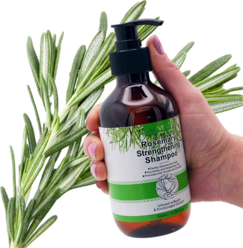 Aliver Rosemary Shampoo With Infused Biotin & Castor Oil Hair Growth Treatment
