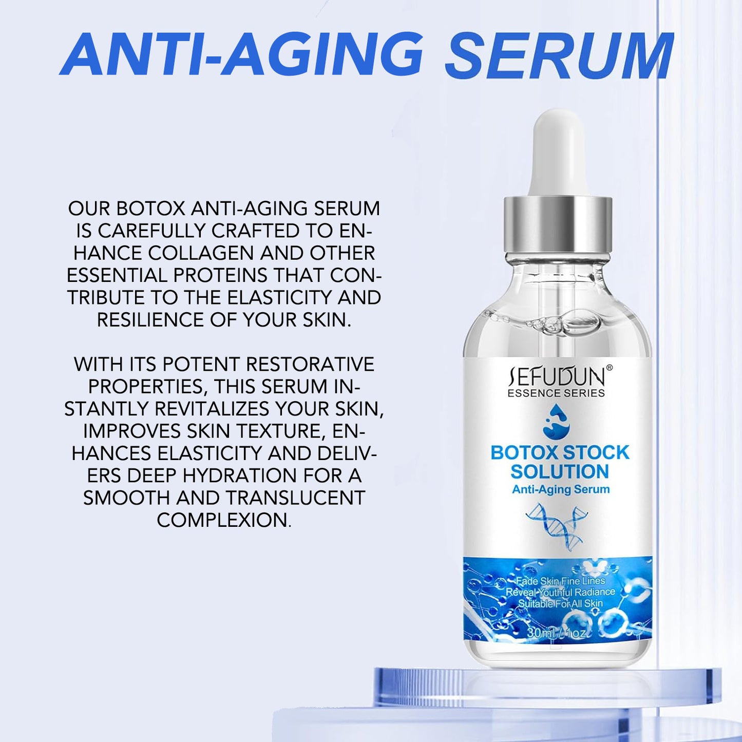 Aliver Botox Stock Solution Serum Intense Anti Wrinkle Anti Ageing Treatment Serum