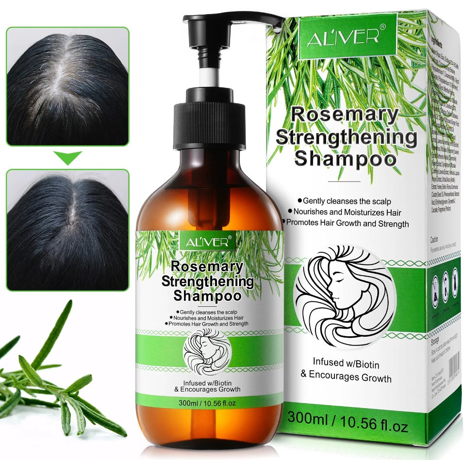 Aliver Rosemary Shampoo With Infused Biotin & Castor Oil Hair Growth Treatment