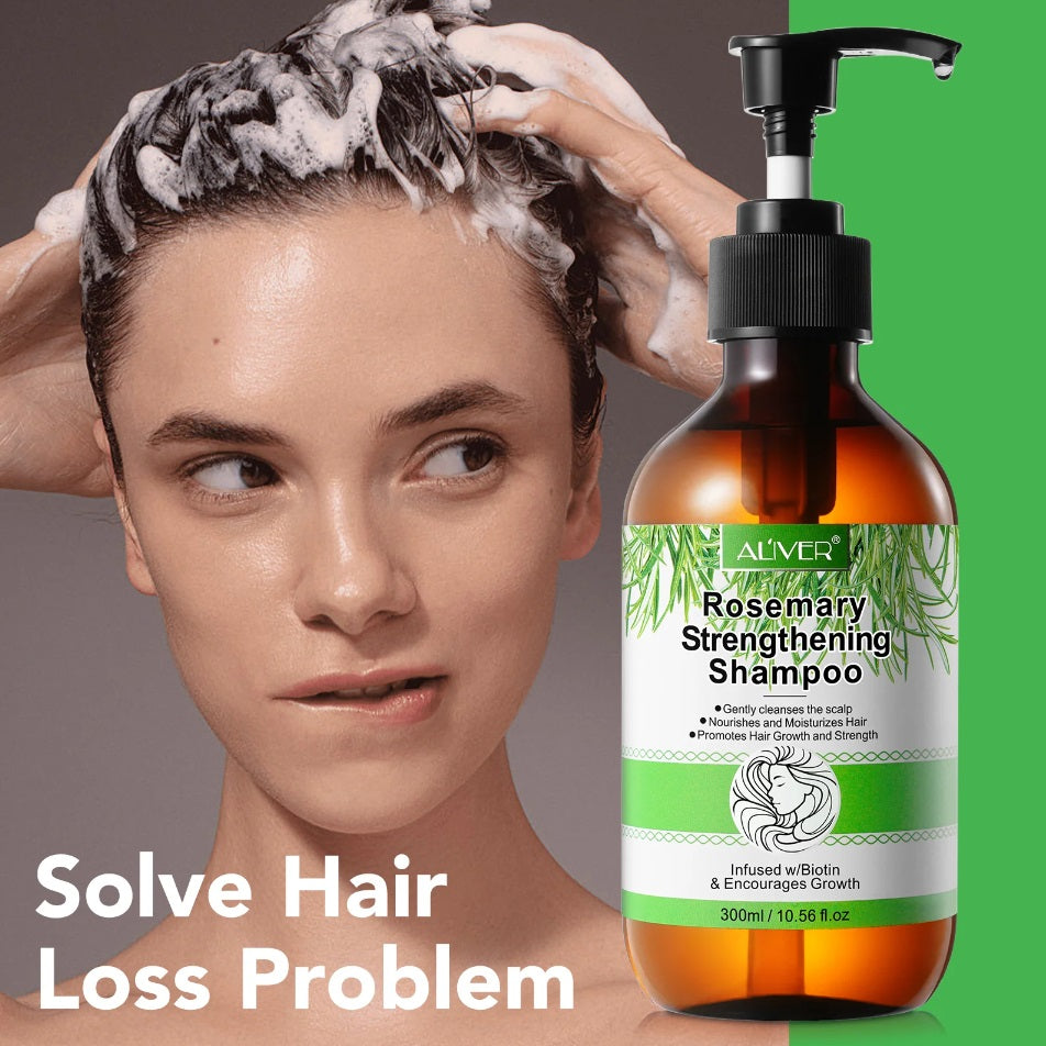 Aliver Rosemary Shampoo With Infused Biotin & Castor Oil Hair Growth Treatment