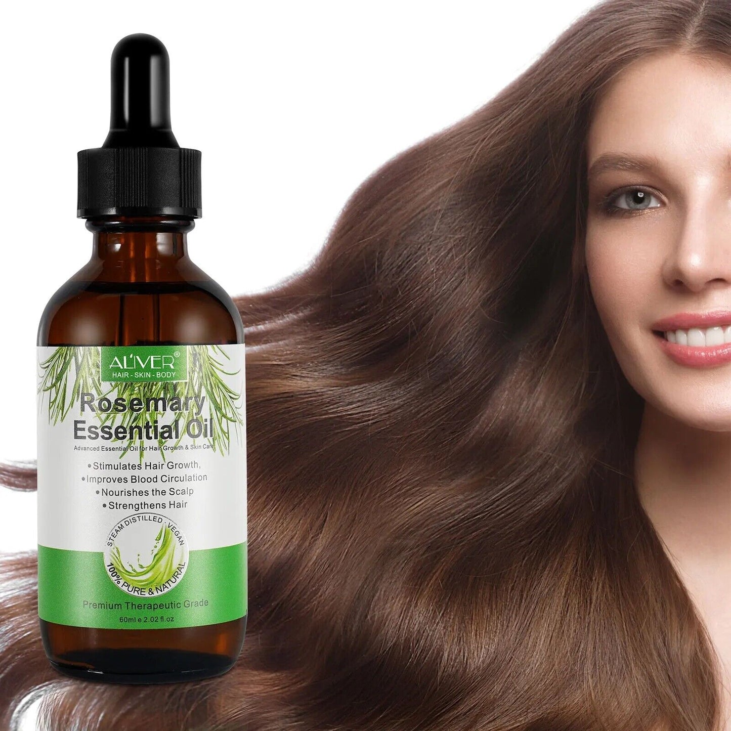 Aliver Rosemary Oil For Hair Growth - Strengthen, Nourish & Prevent Hair Loss