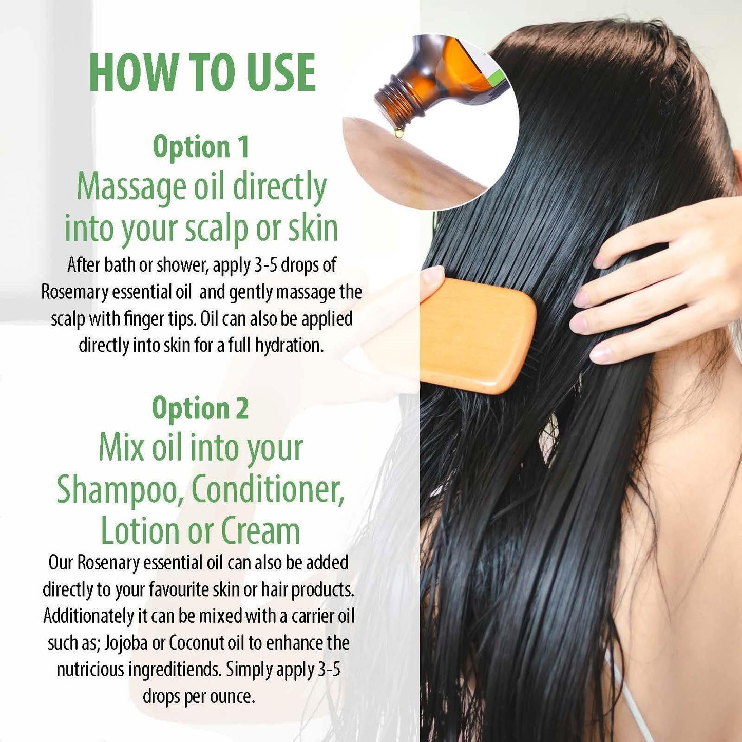 Aliver Rosemary Oil For Hair Growth - Strengthen, Nourish & Prevent Hair Loss