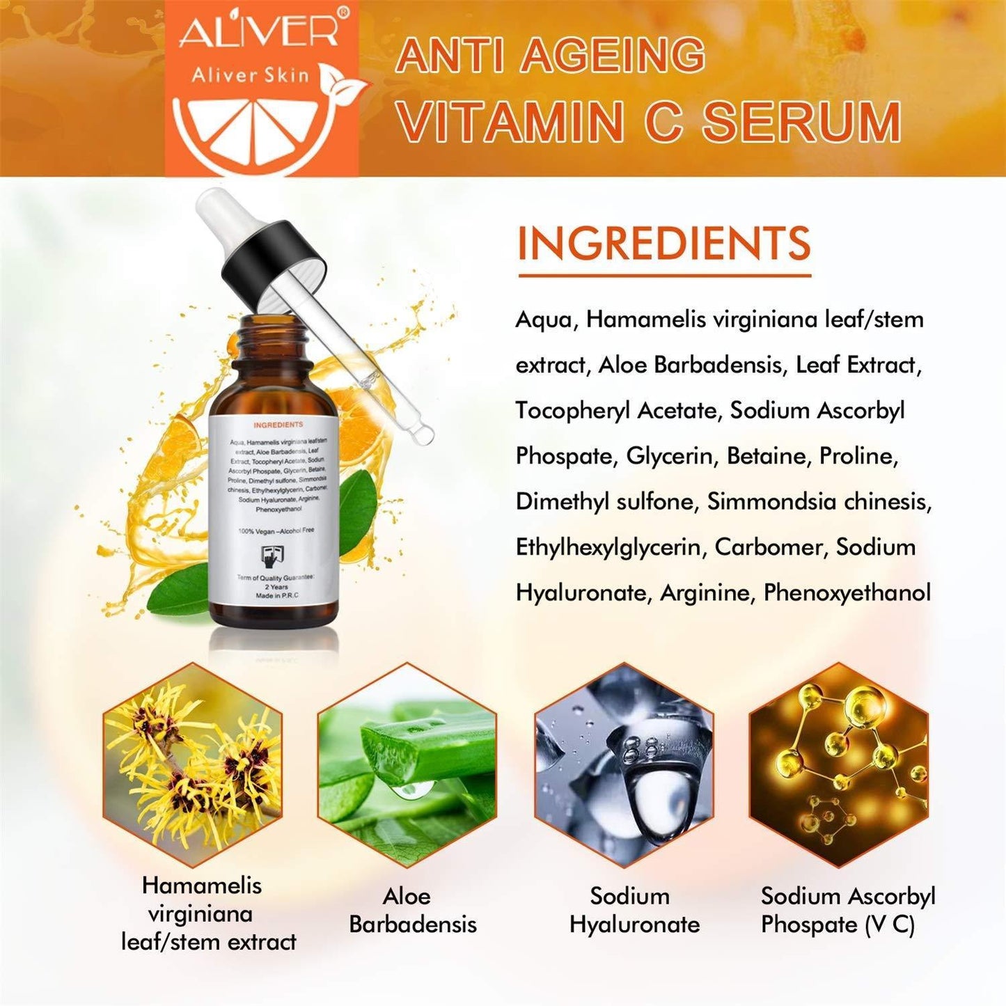 Aliver Anti-Ageing Vitamin C Serum