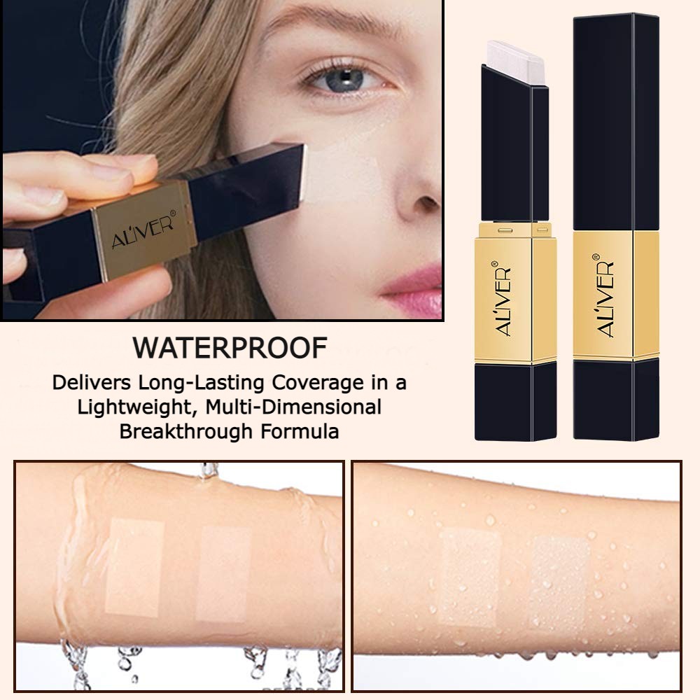 Aliver 2 in 1 Colour Changing Foundation with Concealer | True Match Skin Tone Makeup