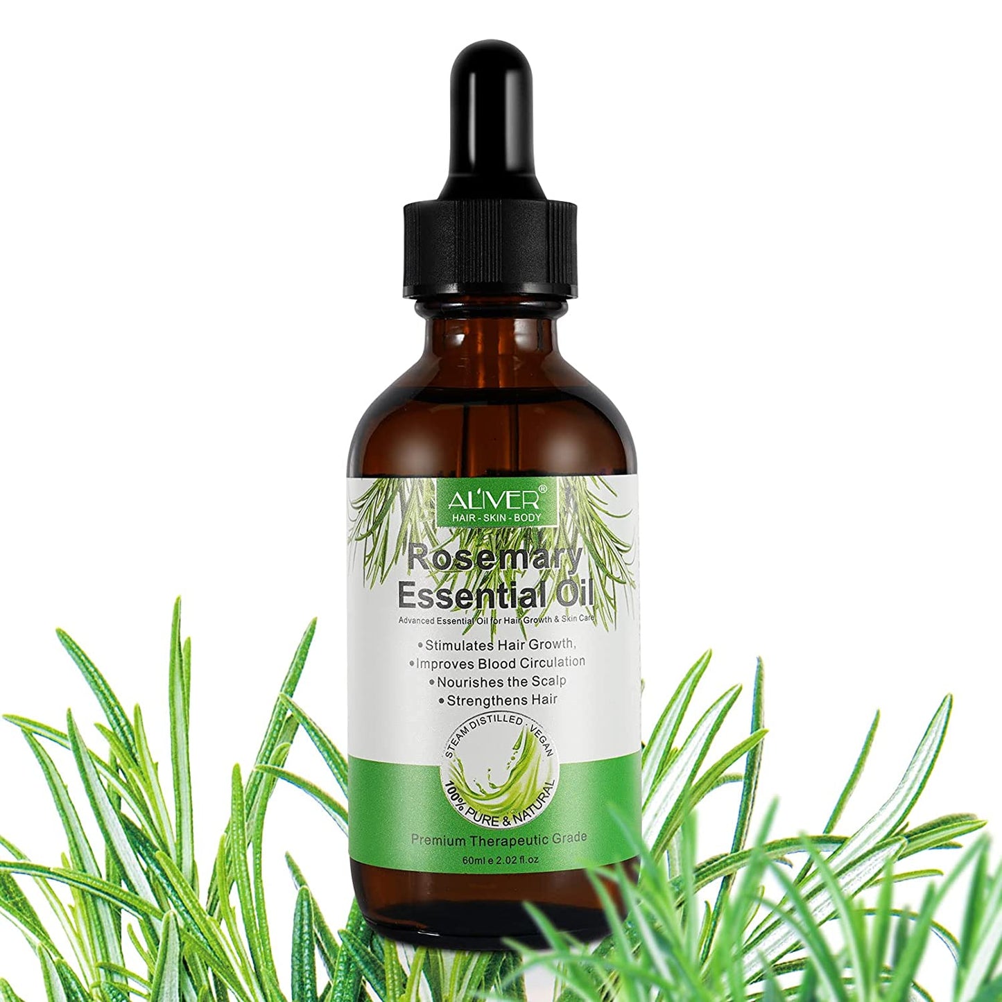 Aliver Rosemary Oil For Hair Growth - Strengthen, Nourish & Prevent Hair Loss