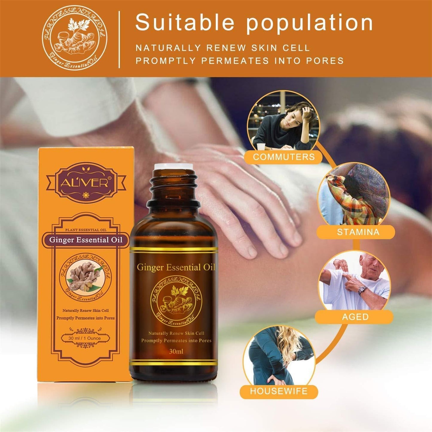 Aliver Ginger Essential Oil