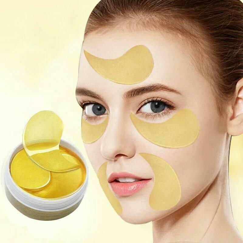 Aliver Under Eye Collagen Gold Eye Patches for Dark Circles, Eye Bags & Puffy Eyes 60 pcs