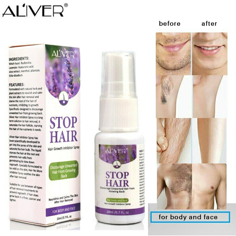 Aliver Hair Growth Inhibitor and Hair Removal Spray