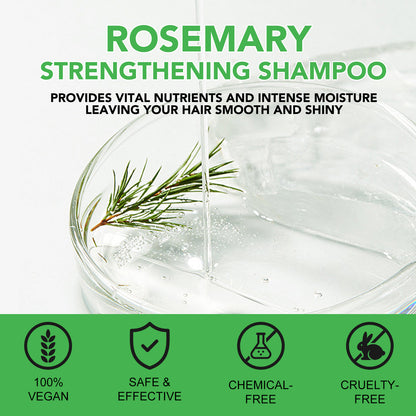 Aliver Rosemary Shampoo With Infused Biotin & Castor Oil Hair Growth Treatment