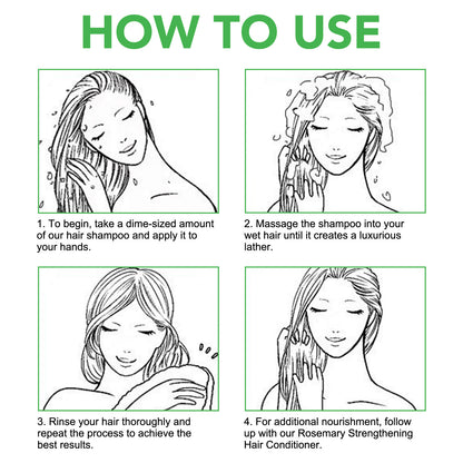 Aliver Rosemary Shampoo With Infused Biotin & Castor Oil Hair Growth Treatment