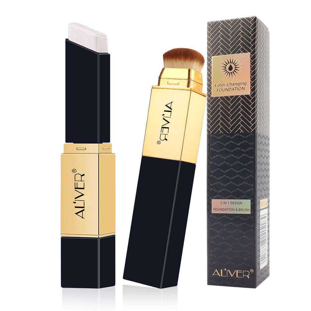 Aliver 2 in 1 Colour Changing Foundation with Concealer | True Match Skin Tone Makeup