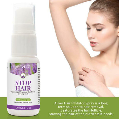 Aliver Hair Growth Inhibitor and Hair Removal Spray